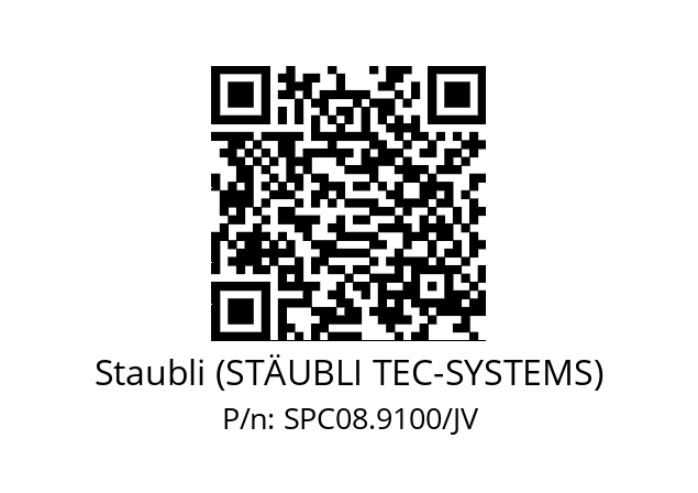   Staubli (STÄUBLI TEC-SYSTEMS) SPC08.9100/JV