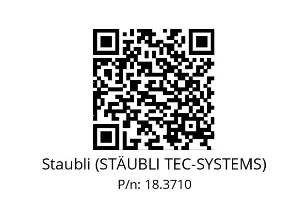   Staubli (STÄUBLI TEC-SYSTEMS) 18.3710