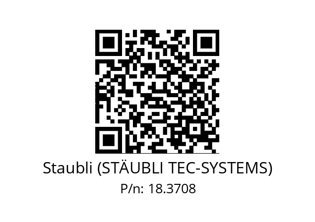   Staubli (STÄUBLI TEC-SYSTEMS) 18.3708