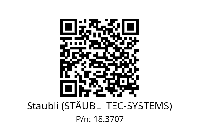   Staubli (STÄUBLI TEC-SYSTEMS) 18.3707