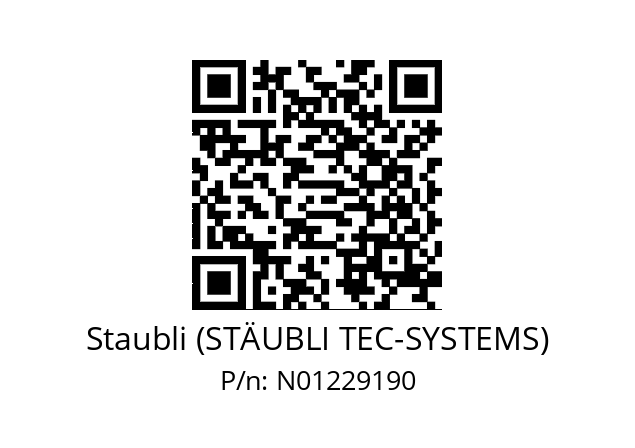   Staubli (STÄUBLI TEC-SYSTEMS) N01229190