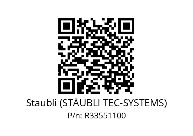   Staubli (STÄUBLI TEC-SYSTEMS) R33551100