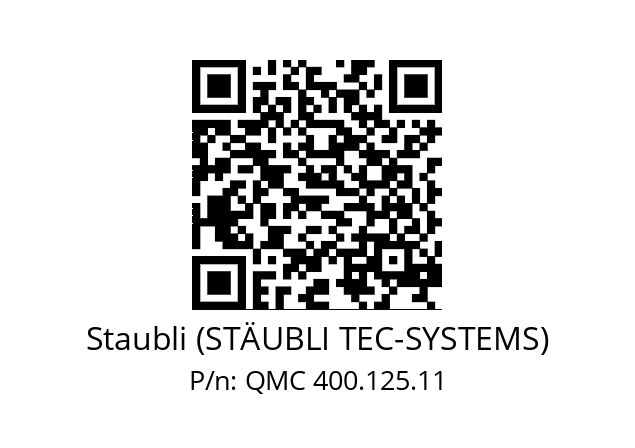   Staubli (STÄUBLI TEC-SYSTEMS) QMC 400.125.11