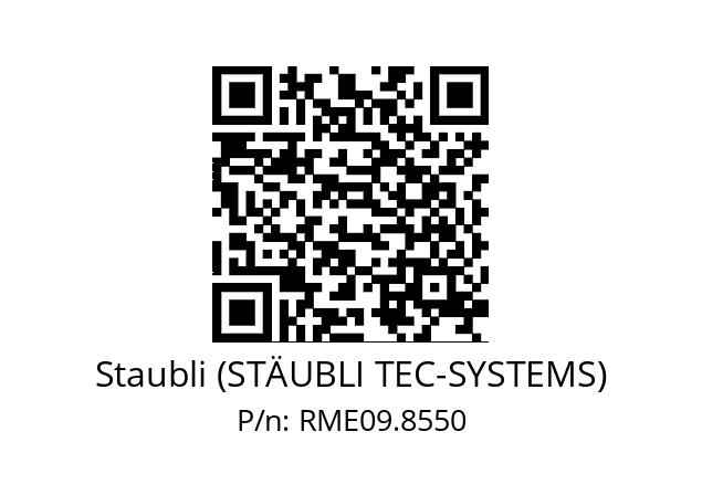   Staubli (STÄUBLI TEC-SYSTEMS) RME09.8550