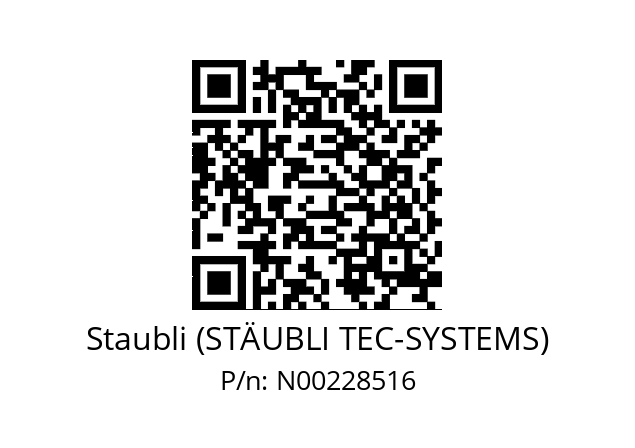   Staubli (STÄUBLI TEC-SYSTEMS) N00228516