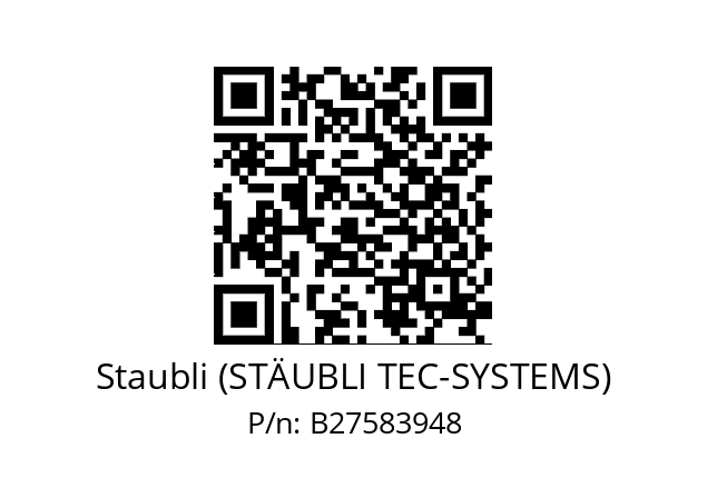   Staubli (STÄUBLI TEC-SYSTEMS) B27583948