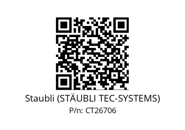   Staubli (STÄUBLI TEC-SYSTEMS) CT26706