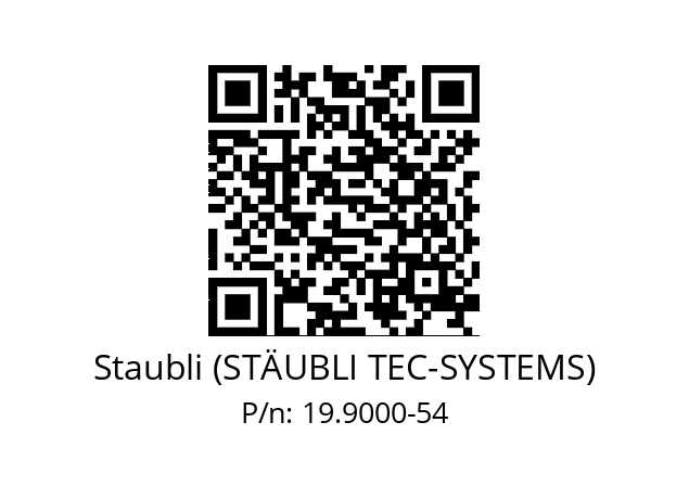   Staubli (STÄUBLI TEC-SYSTEMS) 19.9000-54