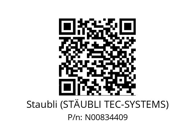   Staubli (STÄUBLI TEC-SYSTEMS) N00834409