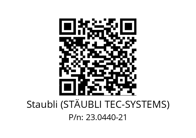   Staubli (STÄUBLI TEC-SYSTEMS) 23.0440-21