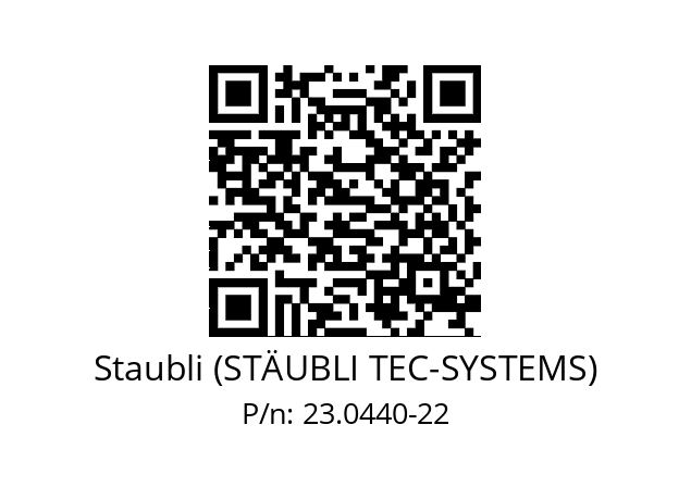   Staubli (STÄUBLI TEC-SYSTEMS) 23.0440-22