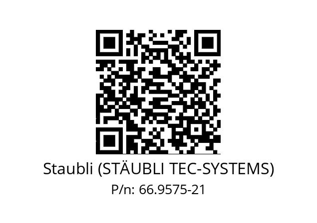   Staubli (STÄUBLI TEC-SYSTEMS) 66.9575-21