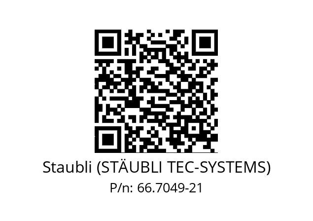   Staubli (STÄUBLI TEC-SYSTEMS) 66.7049-21