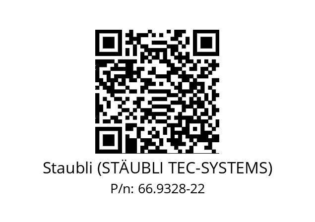   Staubli (STÄUBLI TEC-SYSTEMS) 66.9328-22