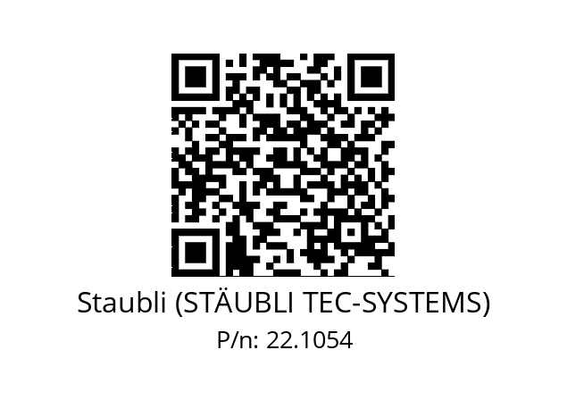   Staubli (STÄUBLI TEC-SYSTEMS) 22.1054