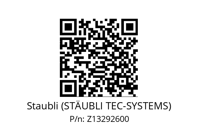   Staubli (STÄUBLI TEC-SYSTEMS) Z13292600