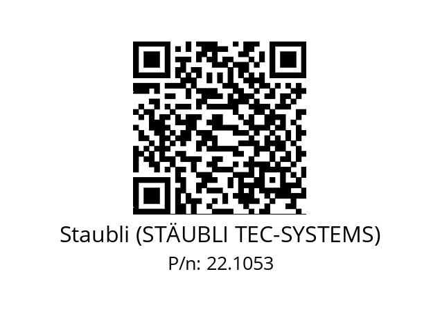   Staubli (STÄUBLI TEC-SYSTEMS) 22.1053