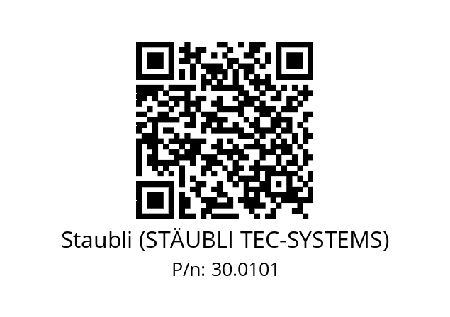   Staubli (STÄUBLI TEC-SYSTEMS) 30.0101