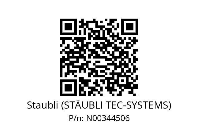   Staubli (STÄUBLI TEC-SYSTEMS) N00344506