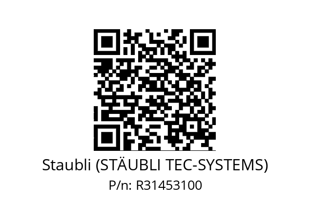   Staubli (STÄUBLI TEC-SYSTEMS) R31453100