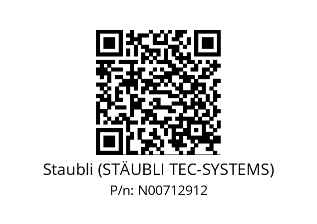   Staubli (STÄUBLI TEC-SYSTEMS) N00712912