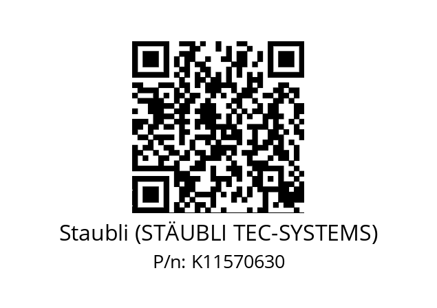   Staubli (STÄUBLI TEC-SYSTEMS) K11570630