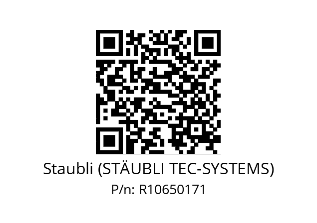   Staubli (STÄUBLI TEC-SYSTEMS) R10650171