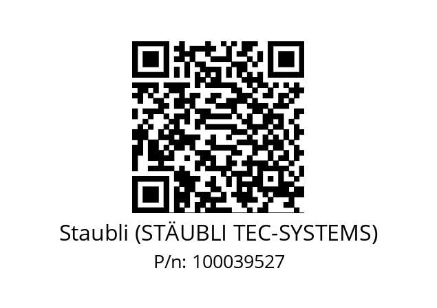   Staubli (STÄUBLI TEC-SYSTEMS) 100039527