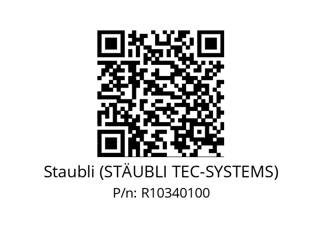   Staubli (STÄUBLI TEC-SYSTEMS) R10340100