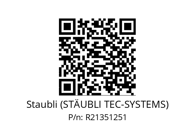   Staubli (STÄUBLI TEC-SYSTEMS) R21351251