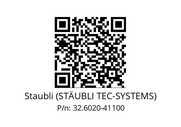   Staubli (STÄUBLI TEC-SYSTEMS) 32.6020-41100