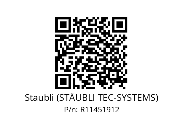   Staubli (STÄUBLI TEC-SYSTEMS) R11451912