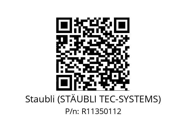   Staubli (STÄUBLI TEC-SYSTEMS) R11350112