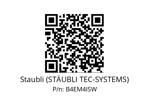   Staubli (STÄUBLI TEC-SYSTEMS) B4EM4ISW