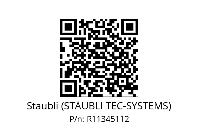   Staubli (STÄUBLI TEC-SYSTEMS) R11345112