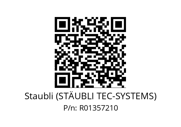   Staubli (STÄUBLI TEC-SYSTEMS) R01357210