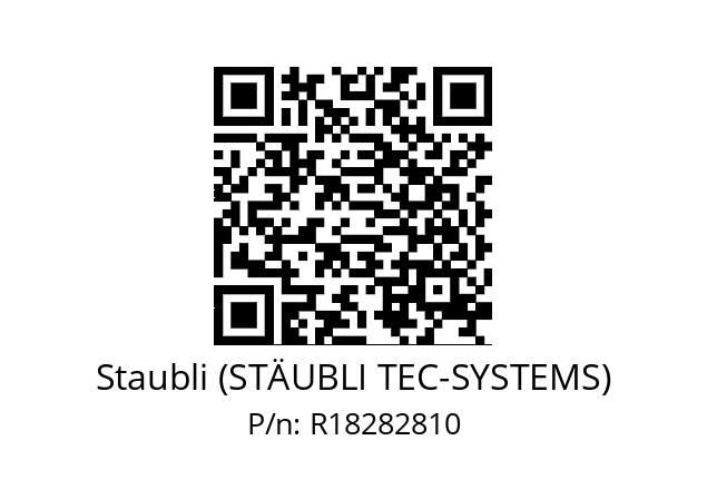   Staubli (STÄUBLI TEC-SYSTEMS) R18282810