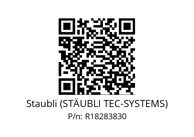   Staubli (STÄUBLI TEC-SYSTEMS) R18283830