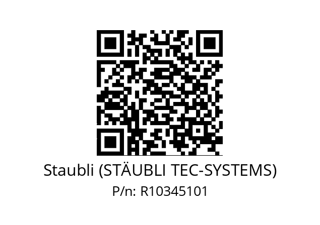   Staubli (STÄUBLI TEC-SYSTEMS) R10345101