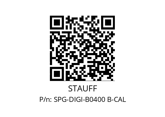   STAUFF SPG-DIGI-B0400 B-CAL