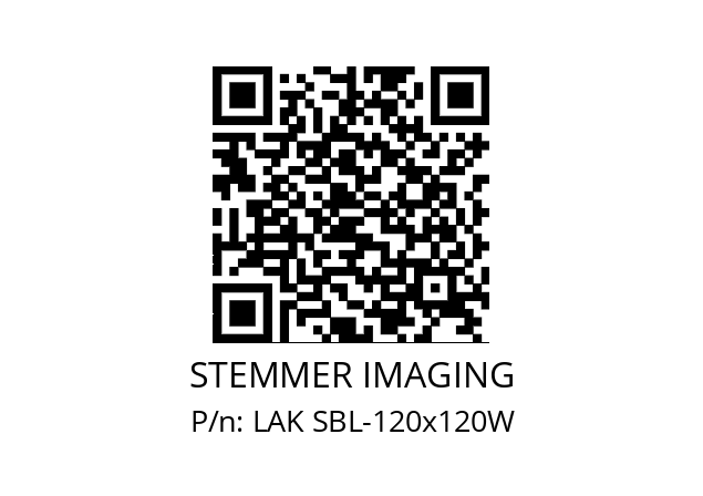   STEMMER IMAGING LAK SBL-120x120W