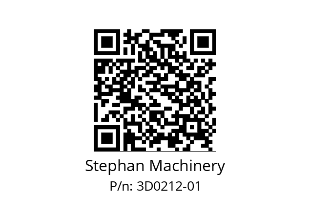   Stephan Machinery 3D0212-01