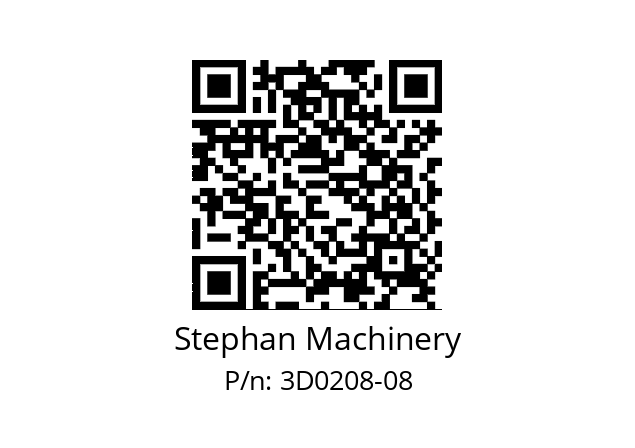   Stephan Machinery 3D0208-08