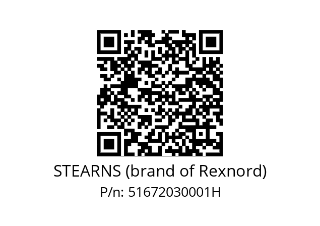   STEARNS (brand of Rexnord) 51672030001H