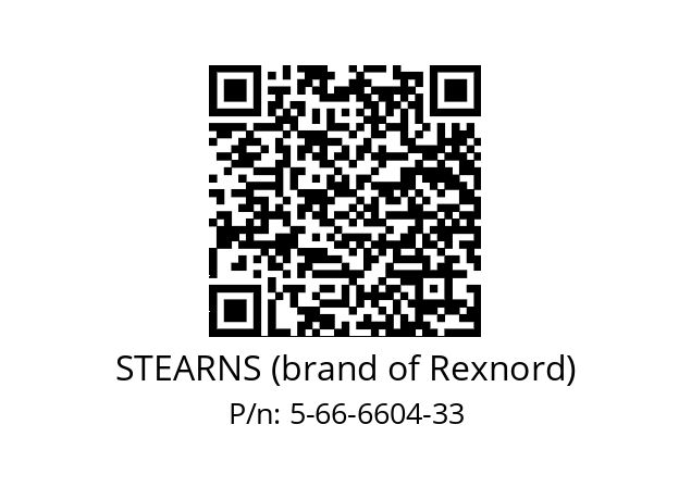   STEARNS (brand of Rexnord) 5-66-6604-33