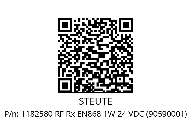   STEUTE 1182580 RF Rx EN868 1W 24 VDC (90590001)