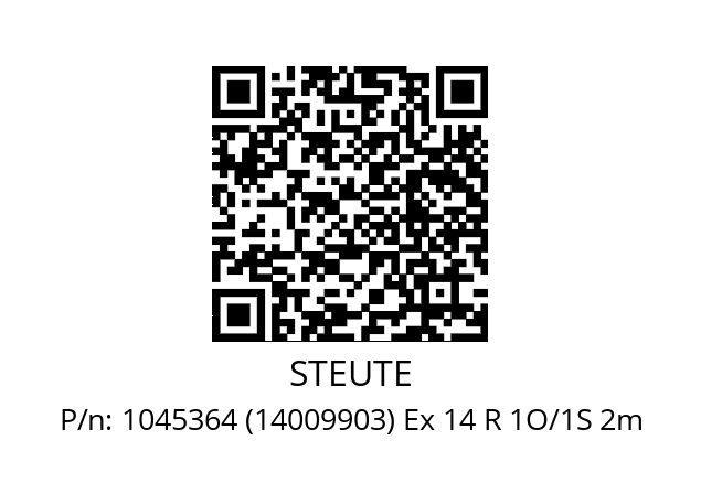   STEUTE 1045364 (14009903) Ex 14 R 1O/1S 2m