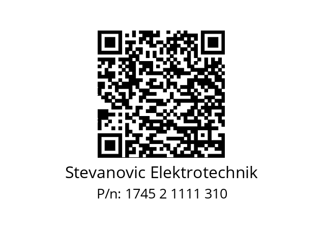   Stevanovic Elektrotechnik 1745 2 1111 310