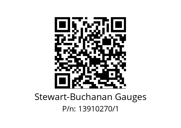   Stewart-Buchanan Gauges 13910270/1