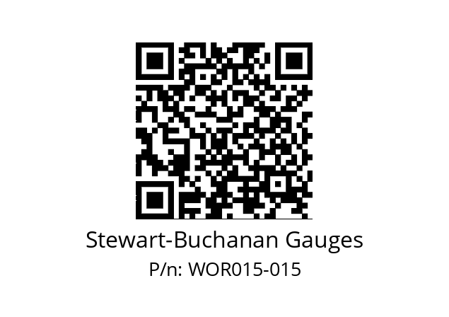   Stewart-Buchanan Gauges WOR015-015